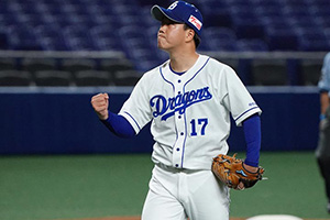 7回を無失点に抑え今季初勝利の柳投手